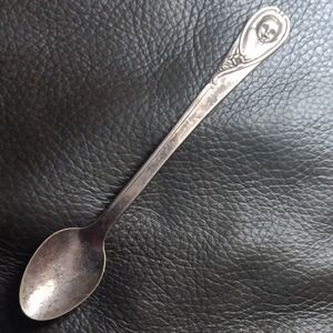 Vintage Gerber Silver Spoon with Textured Handle